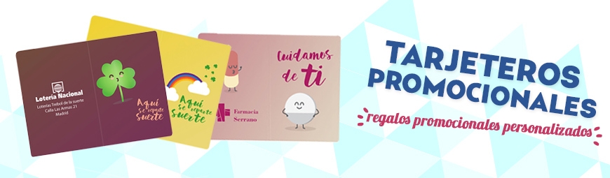 Tarjeteros promocionales