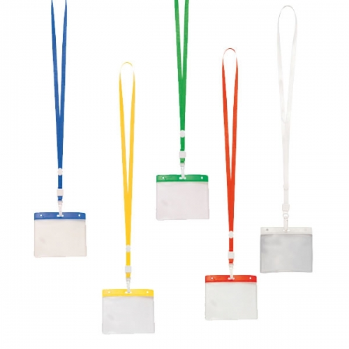 Lanyard publicitario con identificación Maes