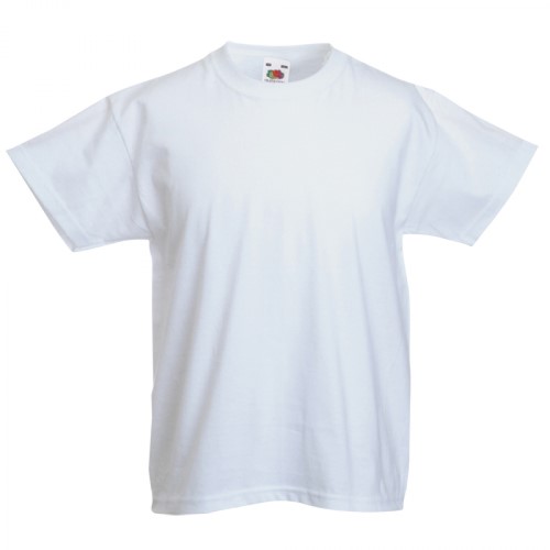 Camiseta Valueweight Niño Publicitaria Blanca