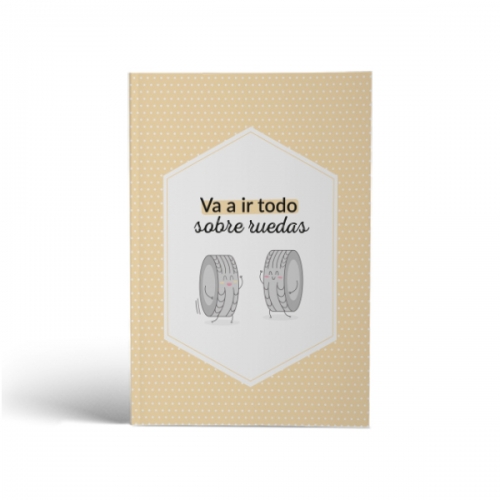 Libreta para bodas con diseño