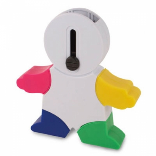 Marcador publicitario 4 colores con brocha