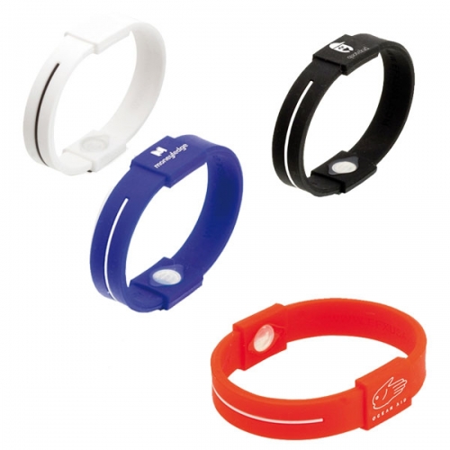 Pulseras publicitarias para empresas Energy