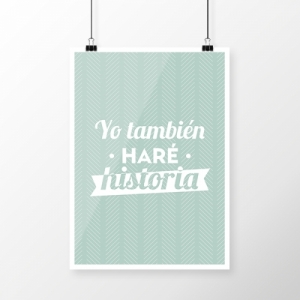Diseño: Yo también haré historia