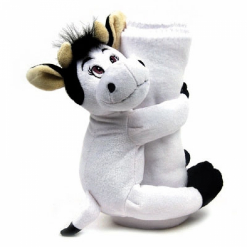 Manta con peluche Vaca