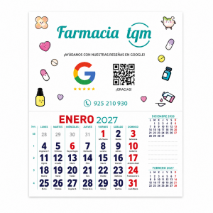 Calendario Farmacia reseña Google